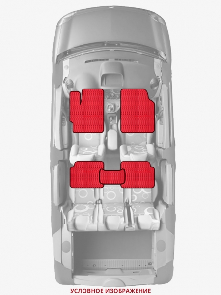 ЭВА коврики «Queen Lux» стандарт для Honda Stepwgn (5G)