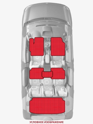 ЭВА коврики «Queen Lux» комплект для Audi A5 Cabriolet